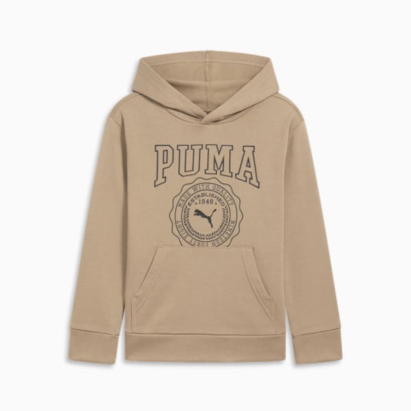 Sudadera con capucha para niños grandes PUMA SQUAD, OAK BRANCH, extralarge