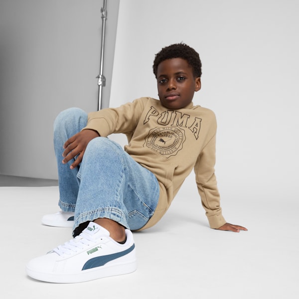 Sudadera con capucha para niños grandes PUMA SQUAD, OAK BRANCH, extralarge