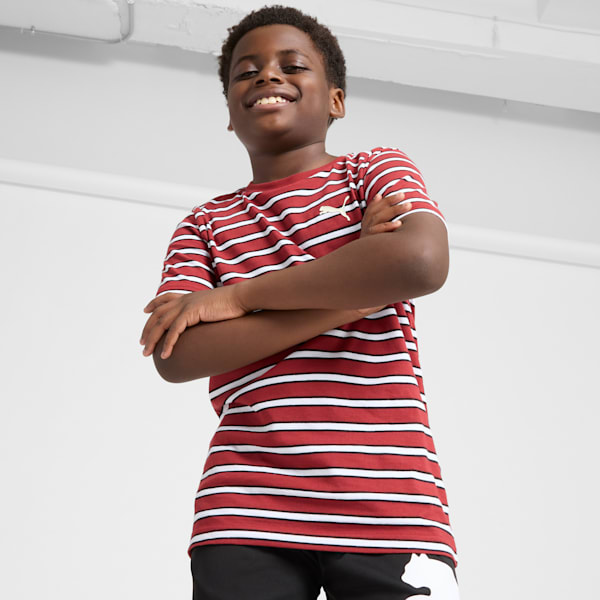 PUMA Squad Big Kids' Tee, INTENSE RED, extralarge