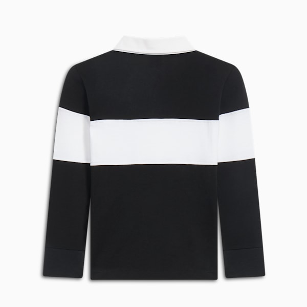 PUMA Squad Pack Little Kids' Long Sleeve Tee, PUMA BLACK, extralarge