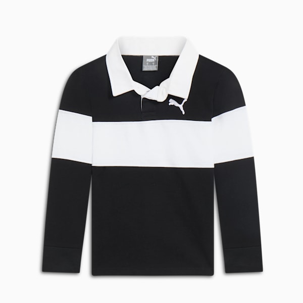 Playera de manga larga para niños pequeños PUMA Squad Pack, PUMA BLACK, extralarge