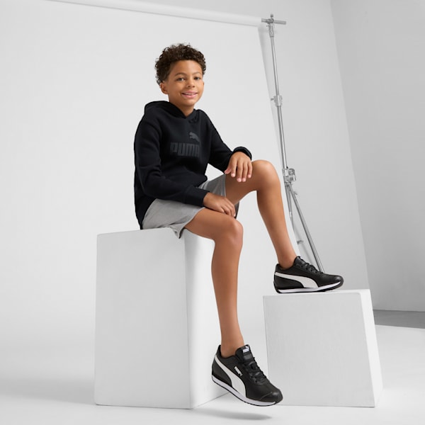 Sudadera con capucha Vibe Check Pack para niños grandes, PUMA BLACK, extralarge