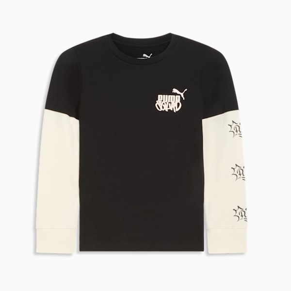 Vibe Check Pack Little Kids' Long Sleeve Tee | PUMA