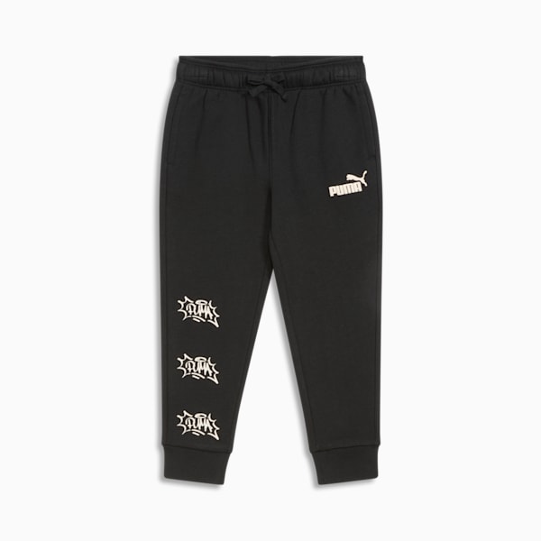Pants Vibe Check Pack para niños pequeños, PUMA BLACK, extralarge