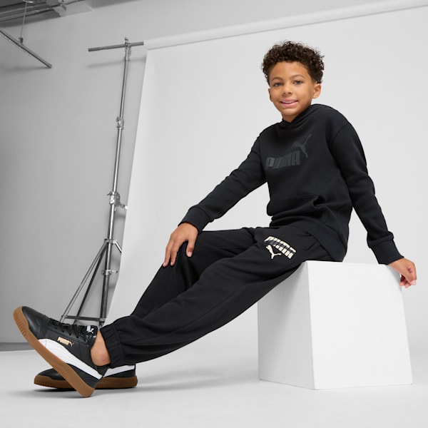 Vibe Check Pack Big Kids' Sweatpants, PUMA BLACK, extralarge