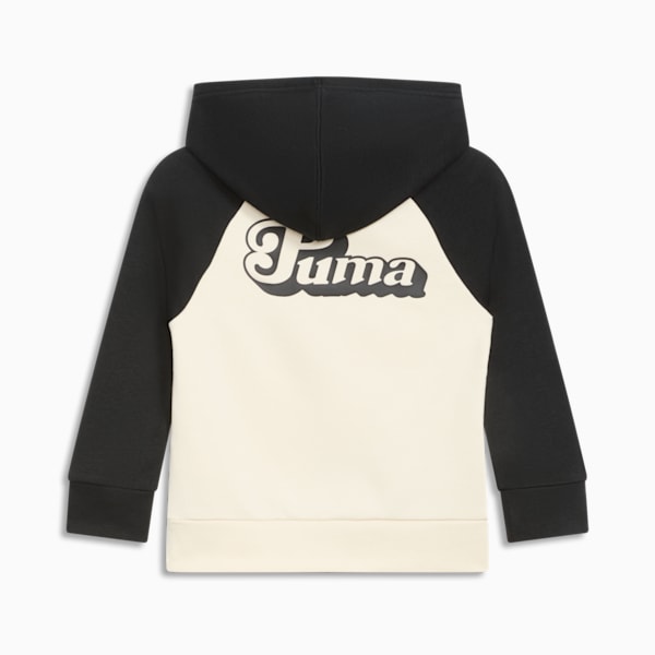 Sudadera con capucha de forro en vellón Vibe Check Pack para niños pequeños, PUMA BLACK, extralarge