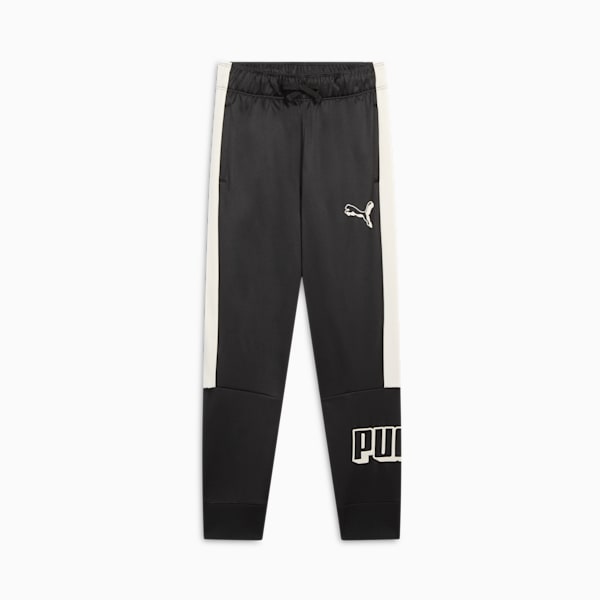 Vibe Check Big Kids' Fleece Sweatpants, PUMA BLACK, extralarge
