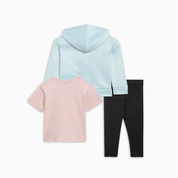 3-Piece Floral Logo Toddlers' Set, FROSTED DEW, extralarge