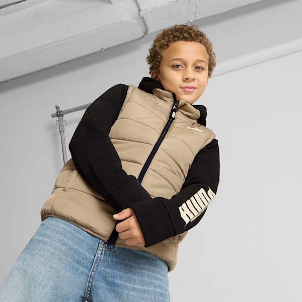 Chamarra polar PUMA Big Kids, OAK BRANCH, extralarge