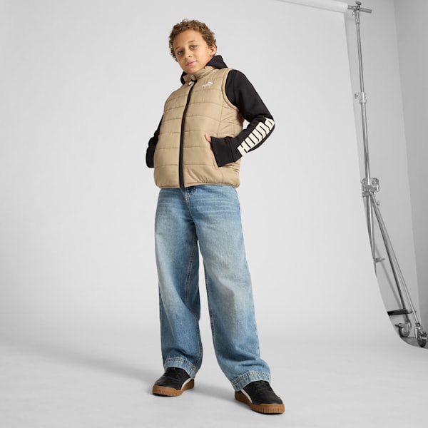 PUMA Big Kids' Fleece Jacket, OAK BRANCH, extralarge