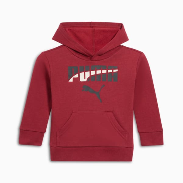 Vibe Check Toddlers' Hoodie, INTENSE RED, extralarge