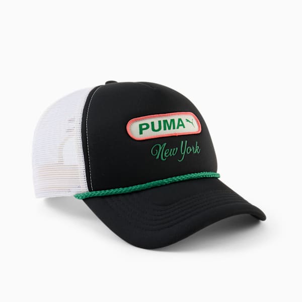 Lorimer Trucker Cap, BLACK, extralarge