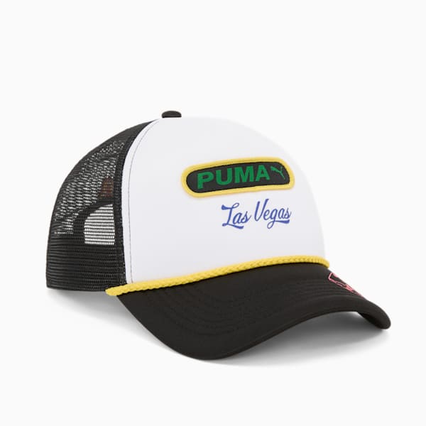 Fremont Trucker Cap, BLACK/WHITE, extralarge