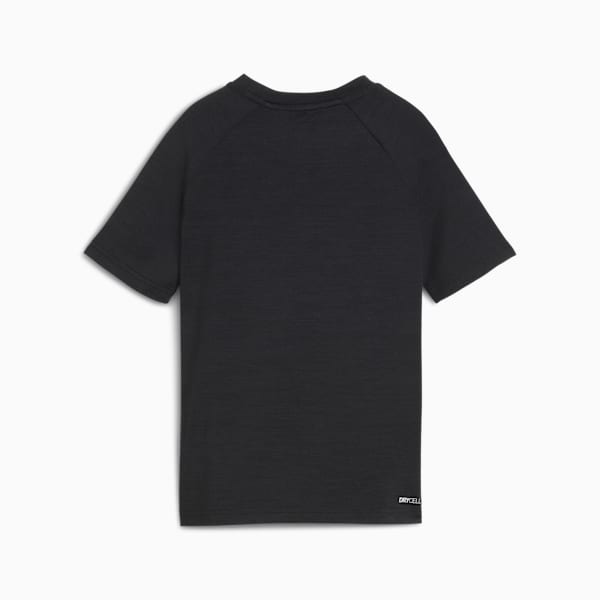 PUMA Active Essentials Little Kids' Tee, BLACK HEATHER, extralarge