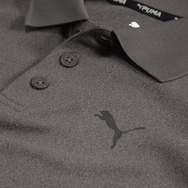 PUMA Active Essentials Little Kids' Polo, CHARCOAL HEATHER, extralarge