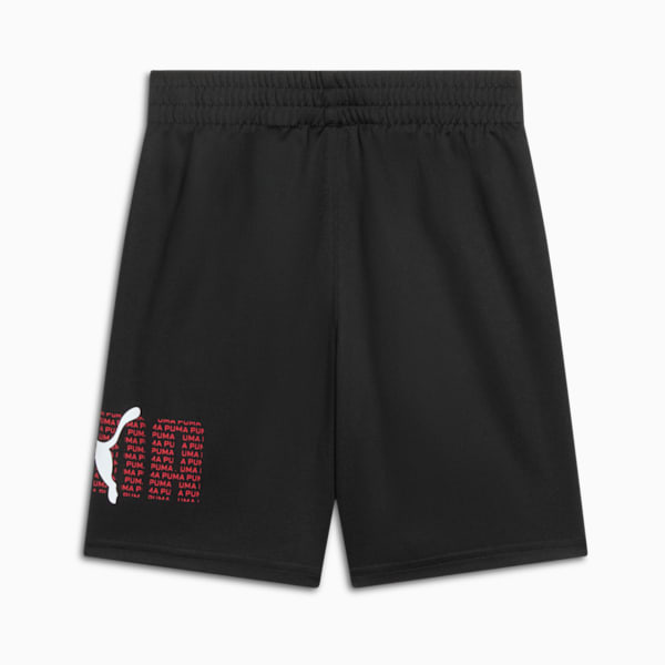 PUMA Logo Lab Pack Little Kids' Shorts, PUMA BLACK, extralarge