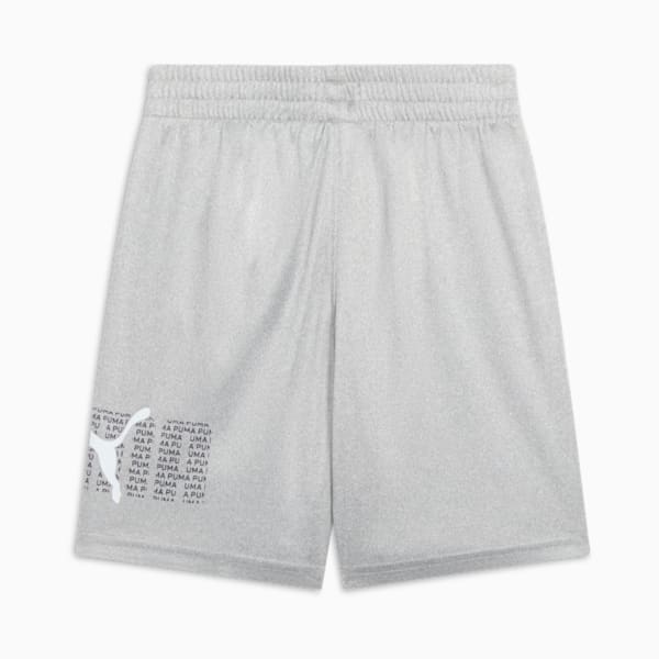 Short PUMA Logo Lab Pack Enfant, LIGHT HEATHER GREY, extralarge