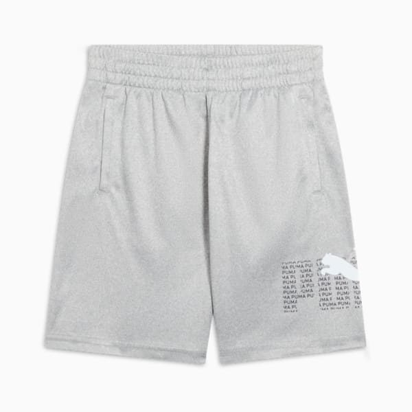 Short PUMA Logo Lab Pack Enfant, LIGHT HEATHER GREY, extralarge