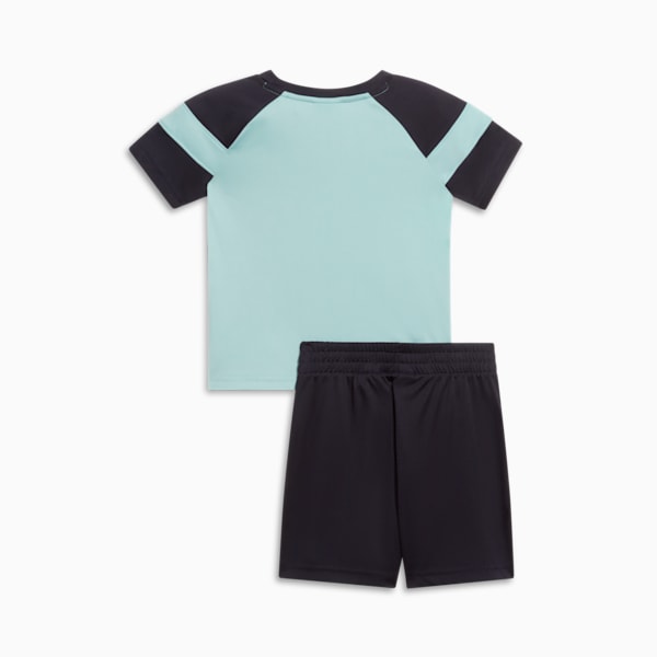 Conjunto infantil de 2 piezas playera y shorts Interlock, MODERN MINT, extralarge