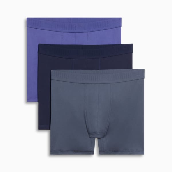 Men's Ultra Soft Boxer Briefs (3 Pack), BLUE, extralarge