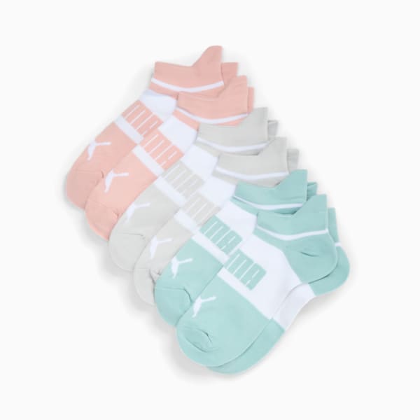 Women's Terry Low-Cut Socks (6 Pairs), MEDIUM GREEN, extralarge