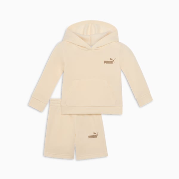 Conjunto infantil de 2 piezas sudadera con capucha y shorts, ALPINE SNOW, extralarge