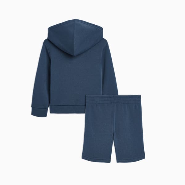 Conjunto infantil de 2 piezas sudadera con capucha y shorts, DARK INDIGO, extralarge
