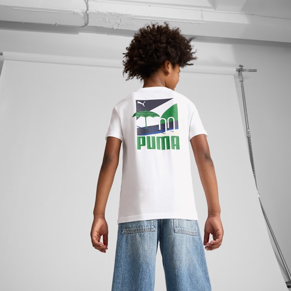T-shirt graphique Paradise Enfant et adolescent, PUMA WHITE, extralarge