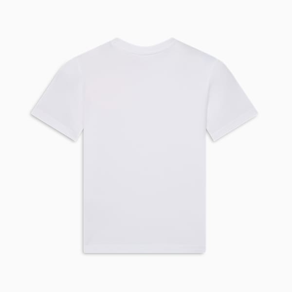 Airbrush Pack Big Kids' Pocket Tee, PUMA WHITE, extralarge