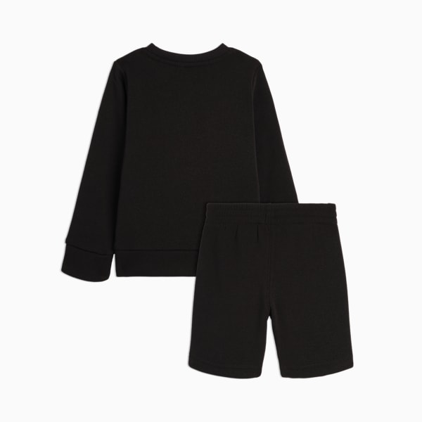 Matching Sets Toddlers' 2-Piece Sweatshirt & Shorts Set, PUMA BLACK, extralarge