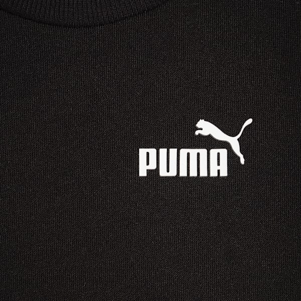 Matching Sets Toddlers' 2-Piece Sweatshirt & Shorts Set, PUMA BLACK, extralarge