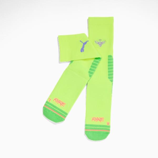 Men's Terry Crew Socks (1 Pair), BRIGHT YELLOW, extralarge