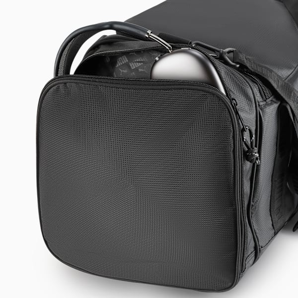 Small Gym Duffel Bag, BLACK/WHITE, extralarge