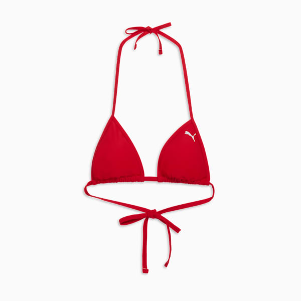 Women's Triangle Bikini Top, FOR ALL TIME RED, extralarge
