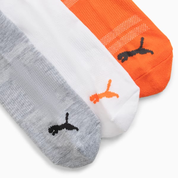 3PK MENS 1/2 TERRY CREW Men, GREY / ORANGE, extralarge