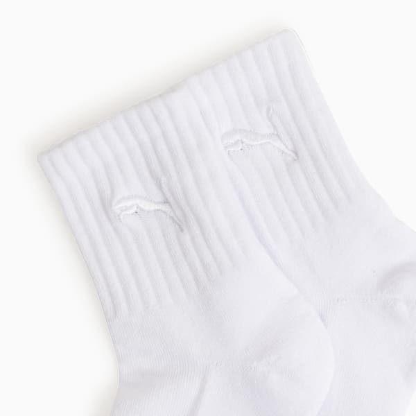 3PK Womens 1/2 Terry Qtr Cre Women, WHITE TRADITIONAL, extralarge