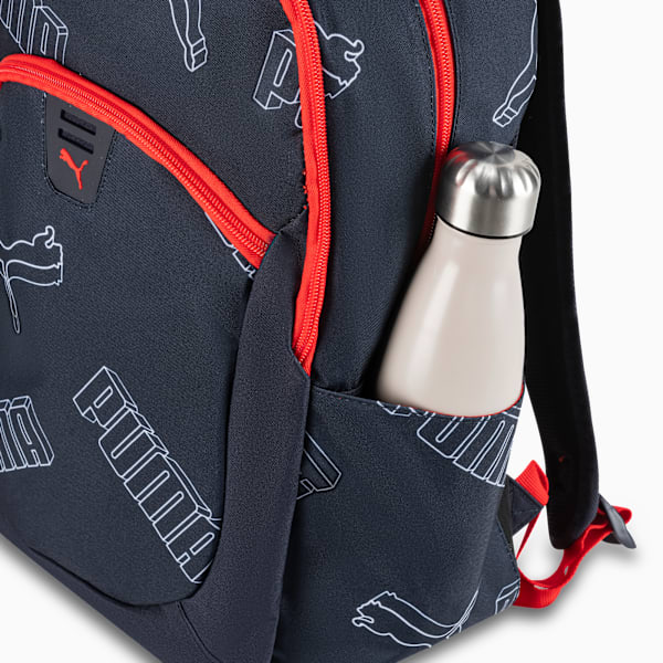 MOCHILA RALLY 300 juvenil, NAVY/RED, extralarge