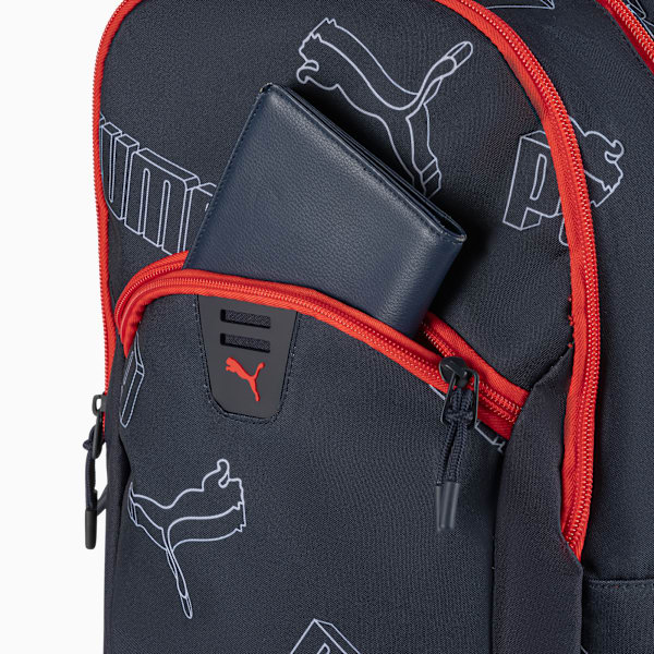 MOCHILA RALLY 300 juvenil, NAVY/RED, extralarge