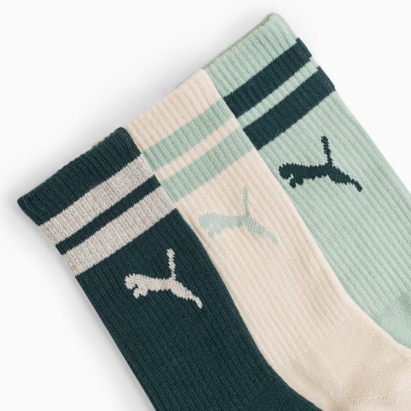 6PK Mens 1/2 Terry Crew Men, DARK GREEN, extralarge