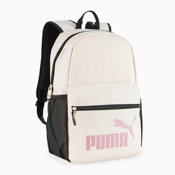STEP UP BACKPACK Unisex, WHITE/PINK, extralarge