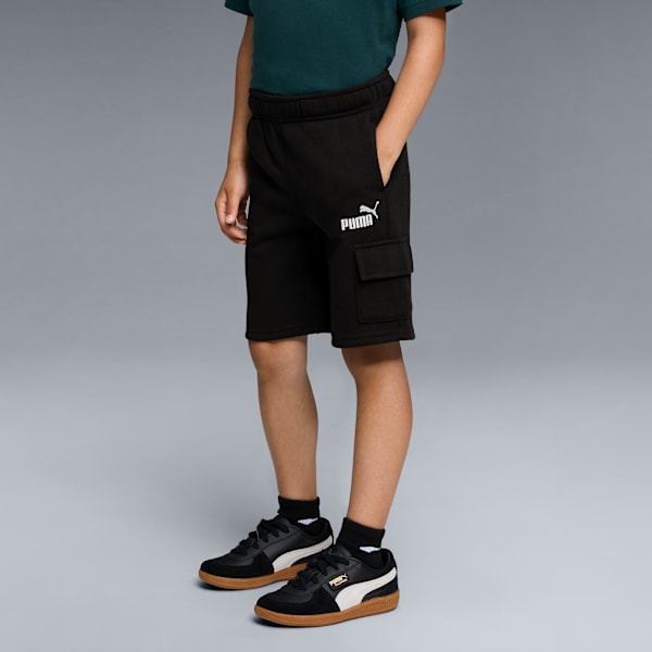 Short cargo en molleton Basic Essentials Enfant et adolescent, PUMA BLACK, extralarge