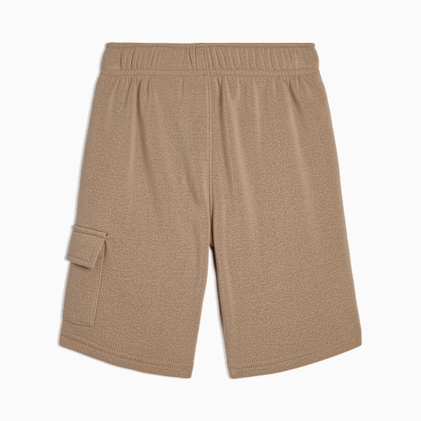 Basic Essentials Big Kids' Fleece Cargo Shorts, ICE COFFEE, extralarge