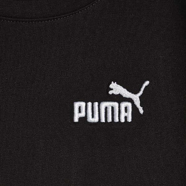 Essentials Big Kids' Baby Tee, PUMA BLACK, extralarge