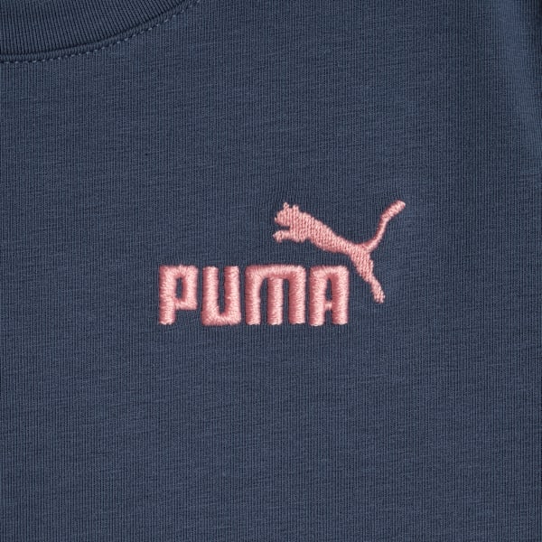 PUMA Essentials Big Kids' Baby Tee, DARK INDIGO, extralarge