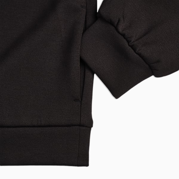 Bow Society Big Kids' Quarter-Zip Hoodie, PUMA BLACK, extralarge