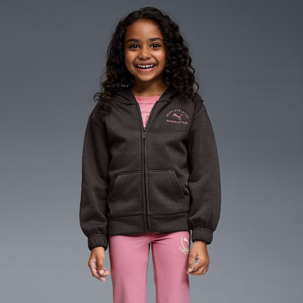 Sudadera con capucha de tejido polar Class Pack para jóvenes, DUSKY GREY, extralarge