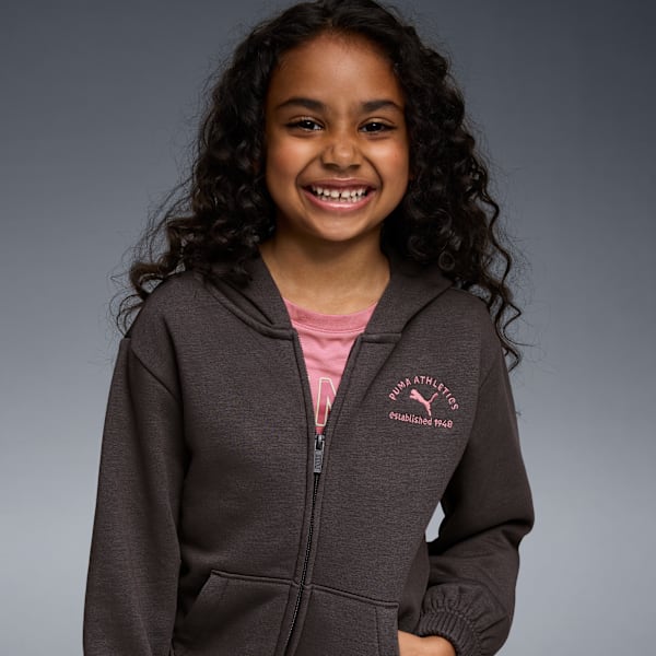 Sudadera con capucha de tejido polar Class Pack para jóvenes, DUSKY GREY, extralarge