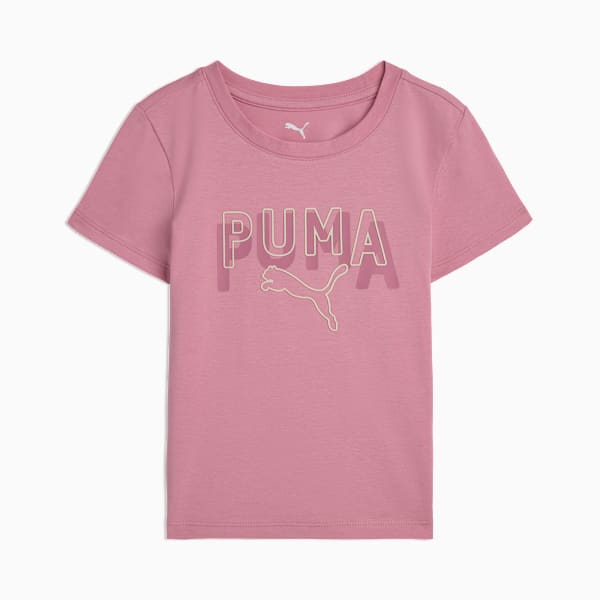 Class Pack Big Kids' Stretch Baby Tee, POISED PINK, extralarge