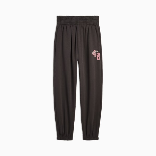 Class Pack Big Kids' High Waist Fleece Joggers, DUSKY GREY, extralarge