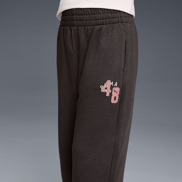 Pants de tejido polar de cintura alta Class Pack para niños grandes, DUSKY GREY, extralarge